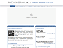 Tablet Screenshot of precisioneering.com